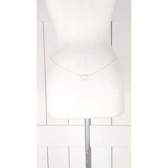 Gold metal heart chain link dainty lightweight skinny belly chain belt - Picture 3 of 5